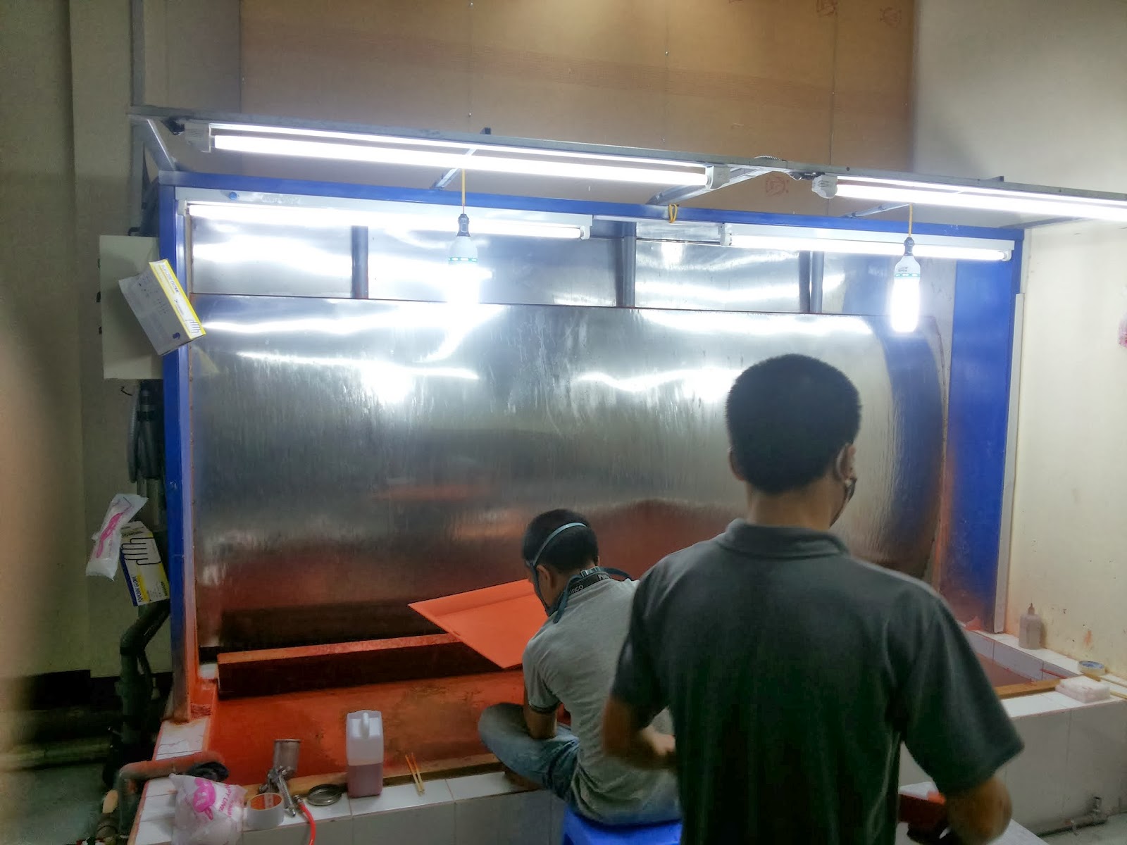 Lắp đặt bồn sơn
